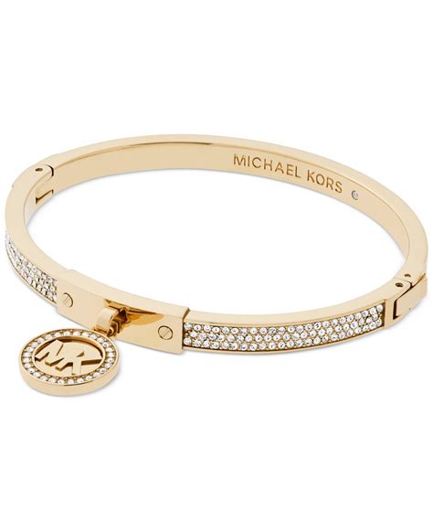 michael kors hinged bangle bracelet|michael kors bracelet for woman.